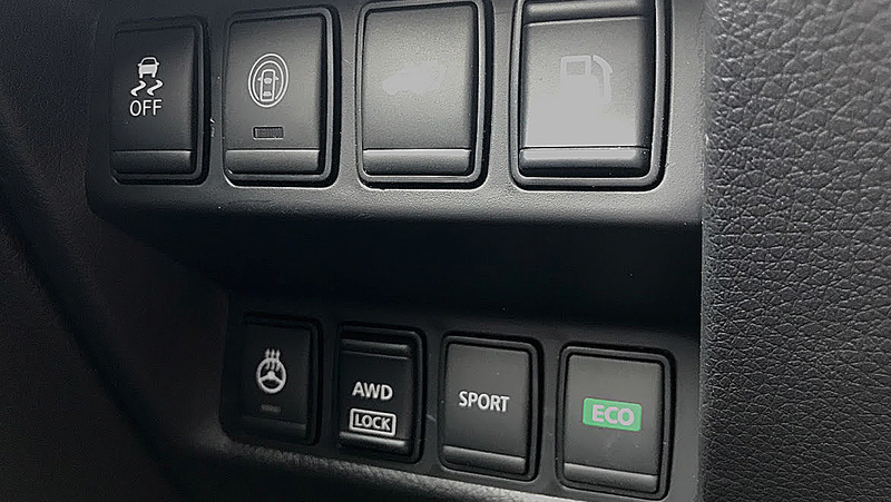 AWD Lock would have been fun to test out. Steering wheel heater? In Hawaii?!